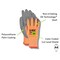 Magid Coated Gloves, Polyurethane, 6 Abrasion Level, Orange, 1 PR DXG42-10 - alternate 2